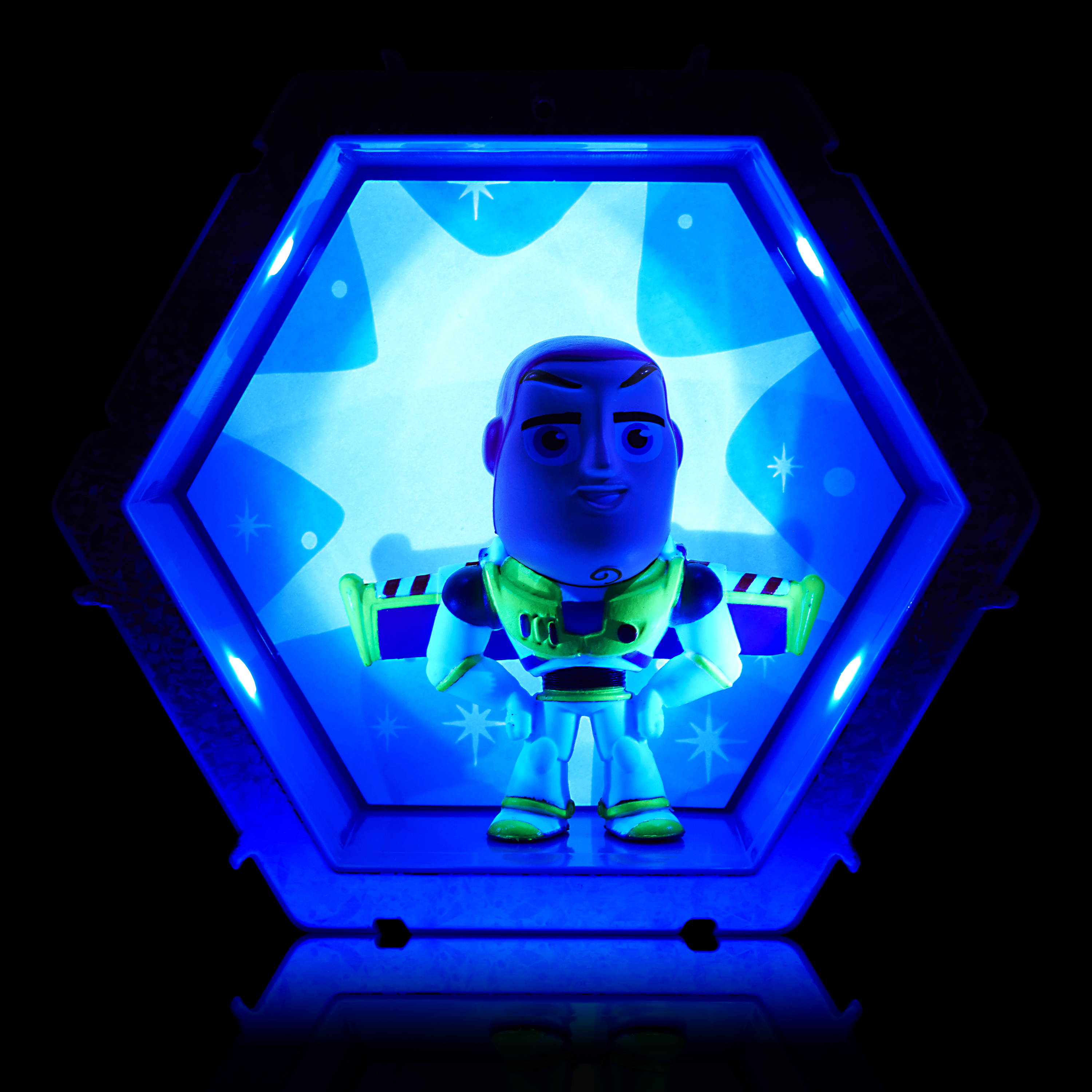 PODS Official Disney Light-Up Bobble-Head Figure WOW Pixar | Lightning McQueen Collectable